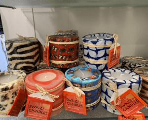 Fair trade kaarsen Afrika