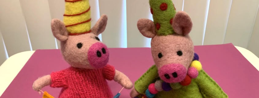 Feestvarkens Sjaal met verhaal