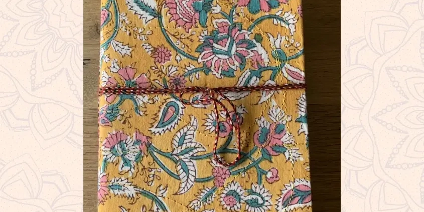 Fair trade notitieboek India