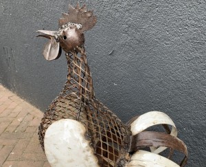 Handgemaakte vogel metaal Zimbabwe