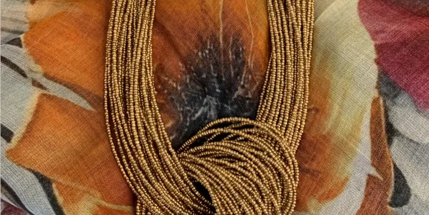 Fairtrade ketting goudkleurig