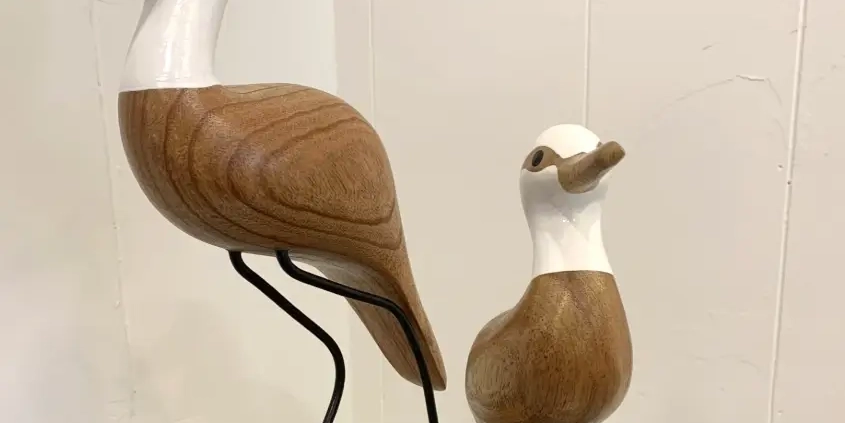 Handgemaakt beeld vogel