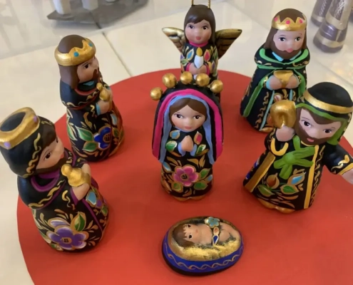 Beelden kerst handgemaakt